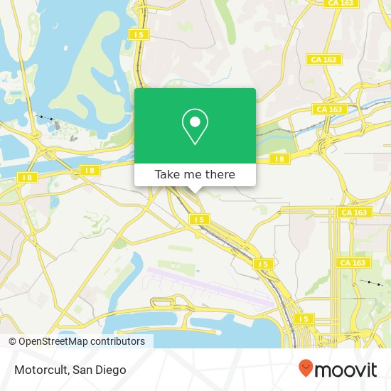 Mapa de Motorcult, 2474 San Diego Ave San Diego, CA 92110
