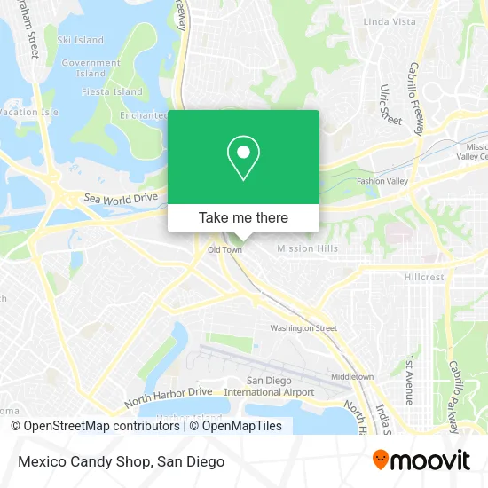 Mexico Candy Shop map