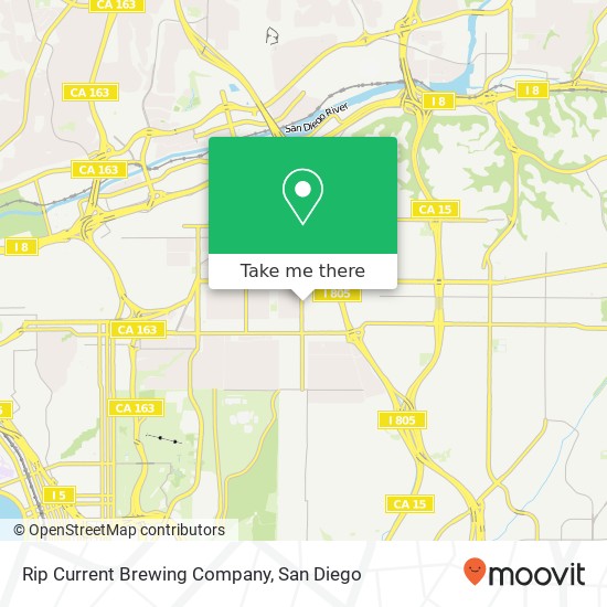 Mapa de Rip Current Brewing Company, 4101 30th St San Diego, CA 92104