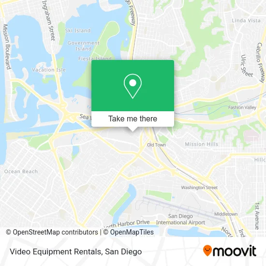 Video Equipment Rentals map