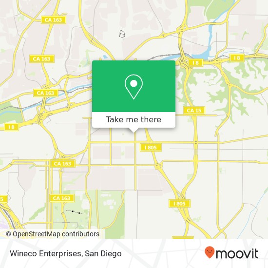 Wineco Enterprises map