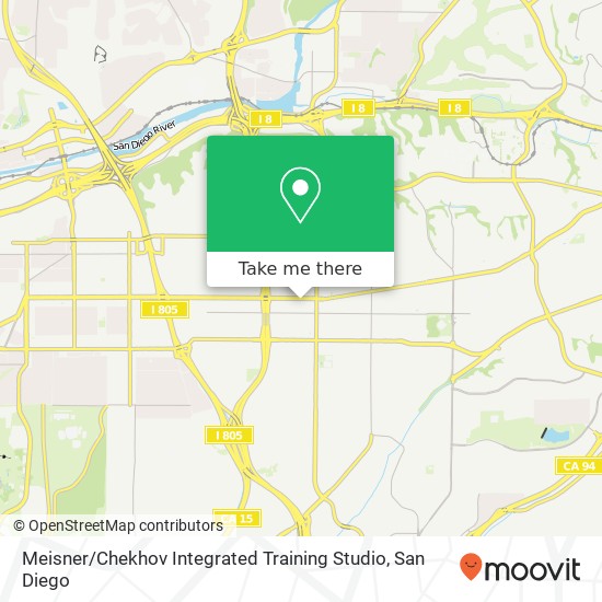 Meisner / Chekhov Integrated Training Studio map