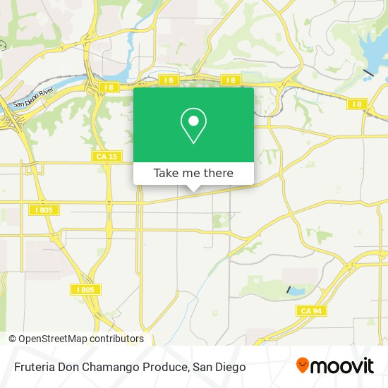 Mapa de Fruteria Don Chamango Produce