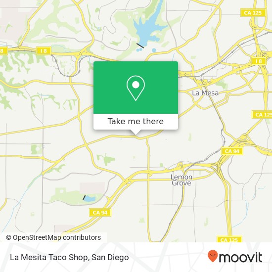 La Mesita Taco Shop, 7012 University Ave La Mesa, CA 91942 map