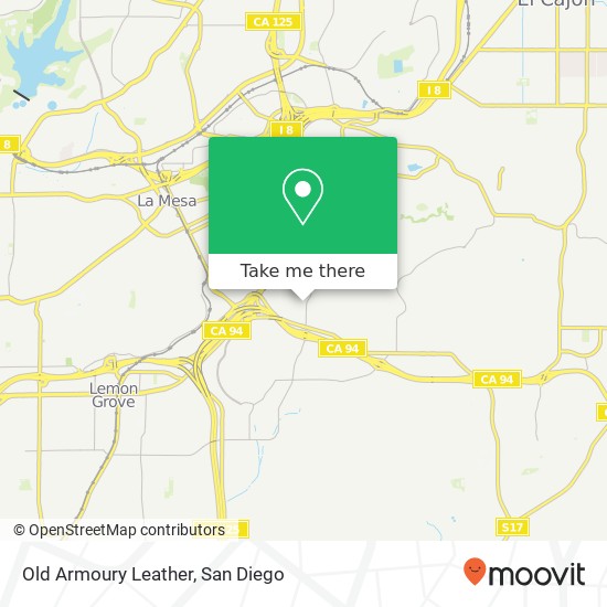 Old Armoury Leather, 4138 Bancroft Dr La Mesa, CA 91941 map