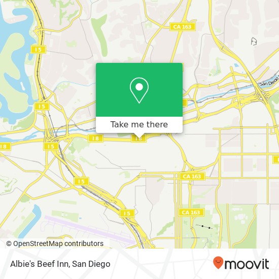 Albie's Beef Inn, 1201 Hotel Cir S San Diego, CA 92108 map