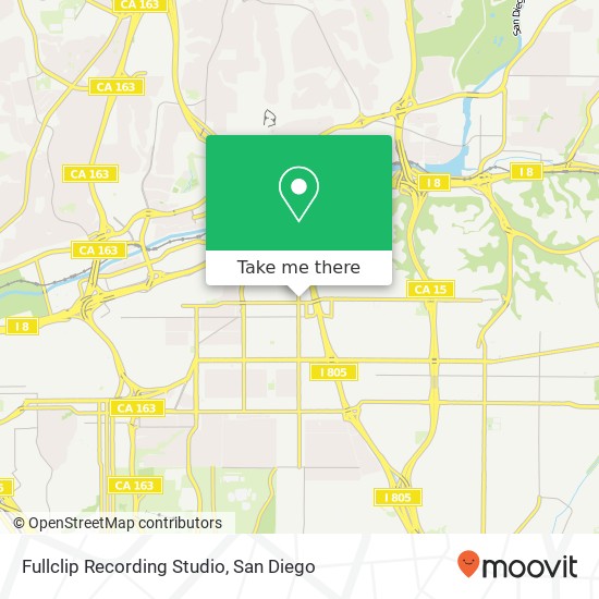 Mapa de Fullclip Recording Studio