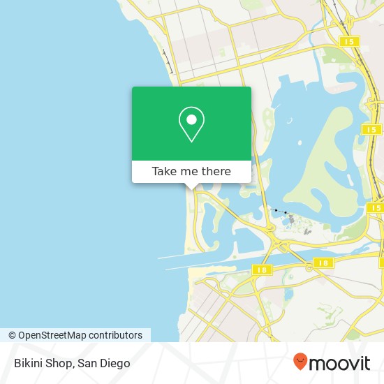 Bikini Shop, 740 Ventura Pl San Diego, CA 92109 map