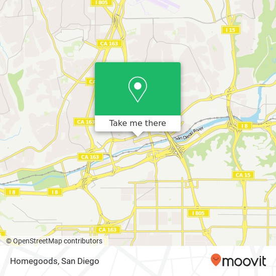 Homegoods, 8550 Rio San Diego Dr San Diego, CA 92108 map