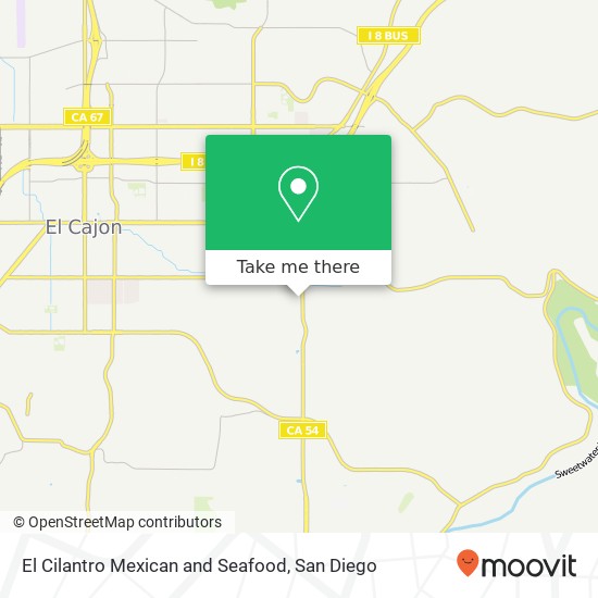 El Cilantro Mexican and Seafood, Jamacha Rd El Cajon, CA 92019 map