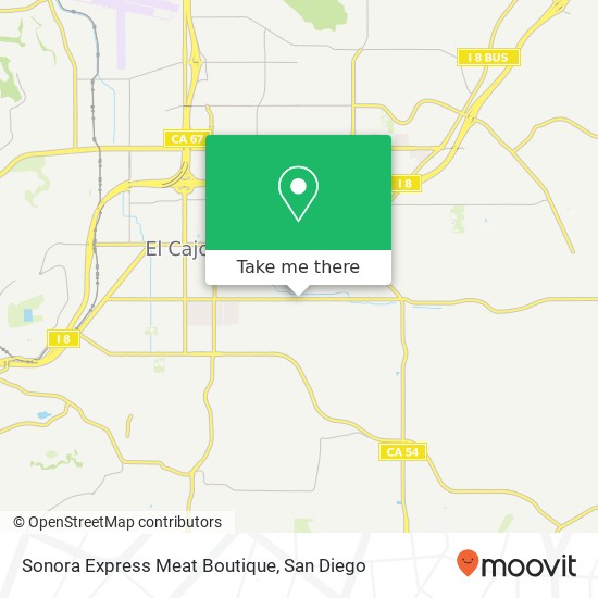 Sonora Express Meat Boutique, 1104 E Washington Ave El Cajon, CA 92019 map