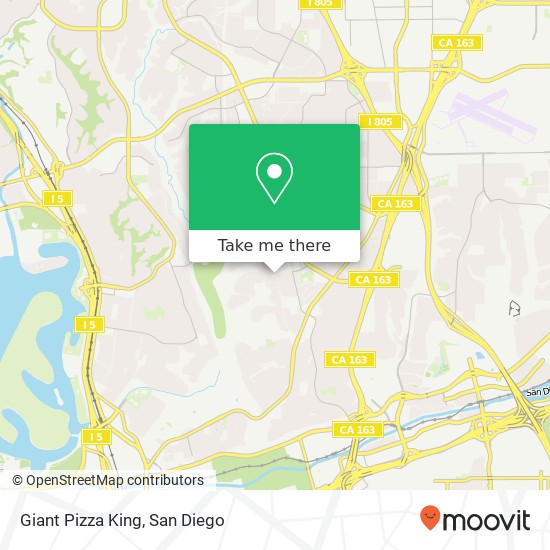 Giant Pizza King, 6585 Osler St San Diego, CA 92111 map