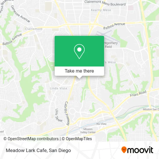 Meadow Lark Cafe map