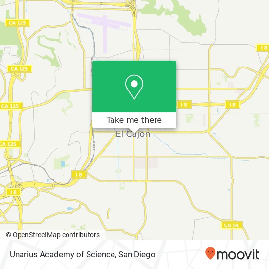 Mapa de Unarius Academy of Science