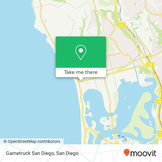 Gametruck San Diego map