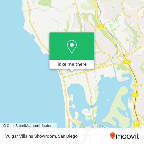 Vulgar Villains Showroom, 1135 Garnet Ave San Diego, CA 92109 map