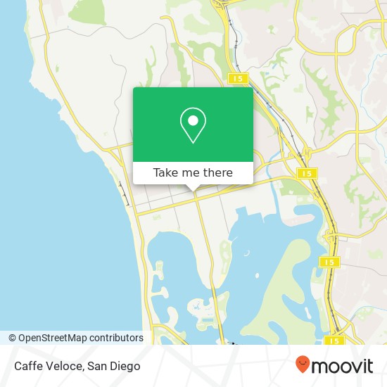 Caffe Veloce, 4450 Ingraham St San Diego, CA 92109 map