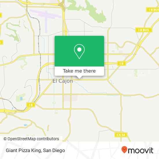 Giant Pizza King, 770 E Main St El Cajon, CA 92020 map