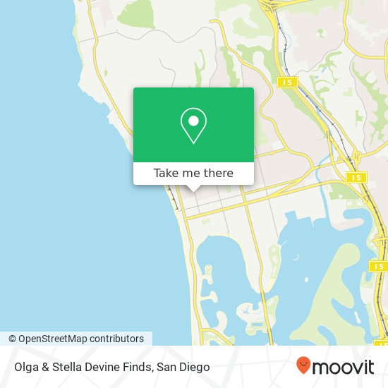 Olga & Stella Devine Finds, 4680 Cass St San Diego, CA 92109 map
