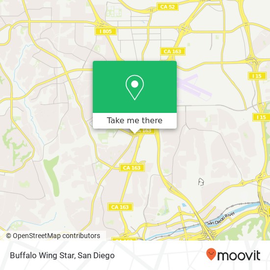 Buffalo Wing Star, 7621 Linda Vista Rd San Diego, CA 92111 map