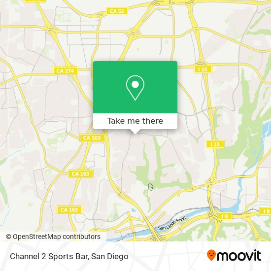 Mapa de Channel 2 Sports Bar