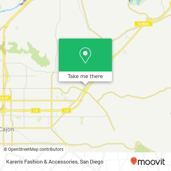 Karen's Fashion & Accessories, 1780 E Main St El Cajon, CA 92021 map