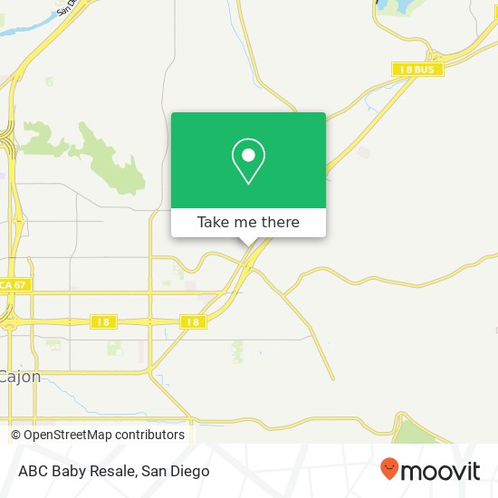 ABC Baby Resale, 1780 E Main St El Cajon, CA 92021 map