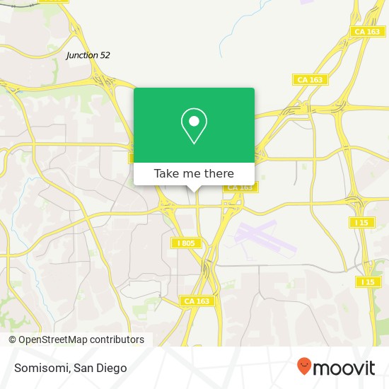 Mapa de Somisomi, 4620 Convoy St San Diego, CA 92111