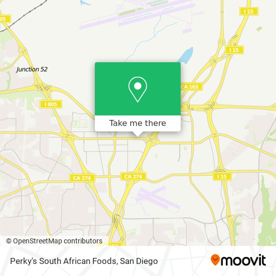 Perky's South African Foods map