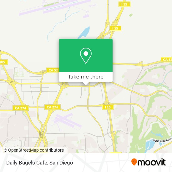 Mapa de Daily Bagels Cafe