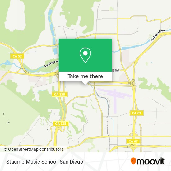 Staump Music School map