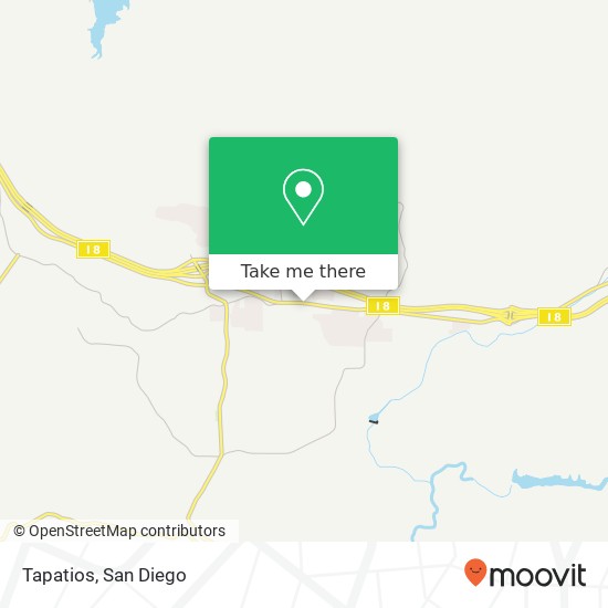 Mapa de Tapatios, 2335 Alpine Blvd Alpine, CA 91901