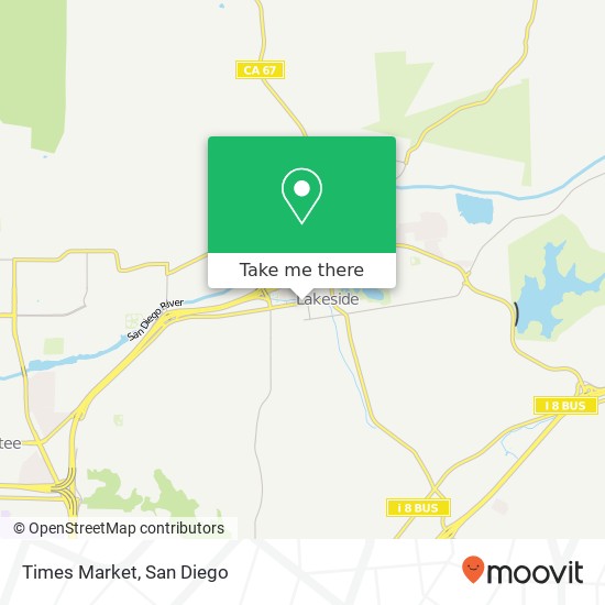 Times Market map