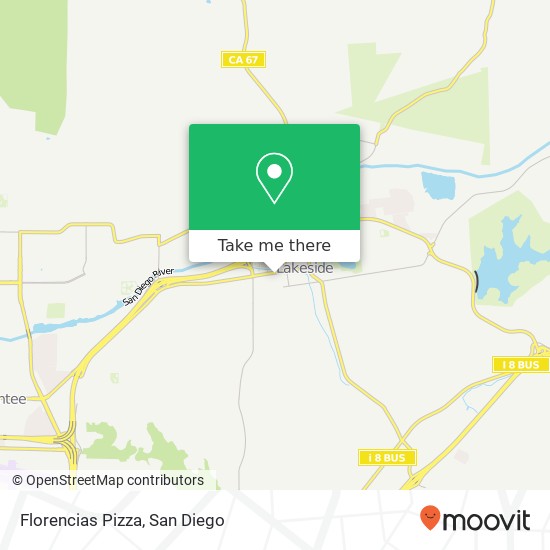 Florencias Pizza, 12243 Woodside Ave Lakeside, CA 92040 map