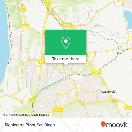 Rigoleeto's Pizza, San Diego, CA 92122 map