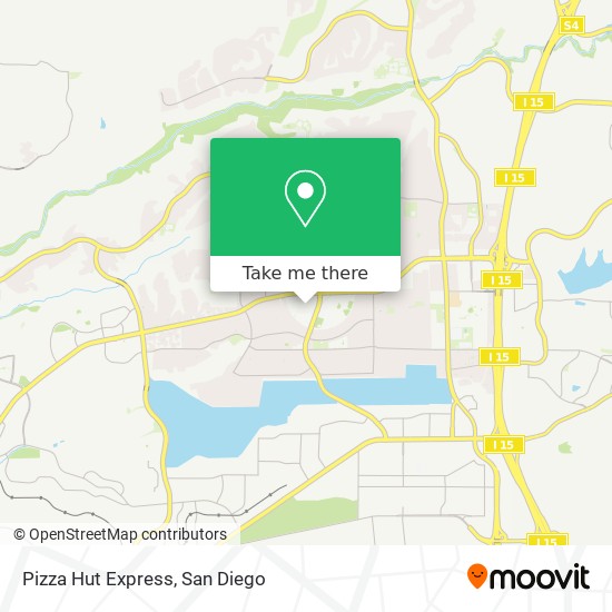 Pizza Hut Express map