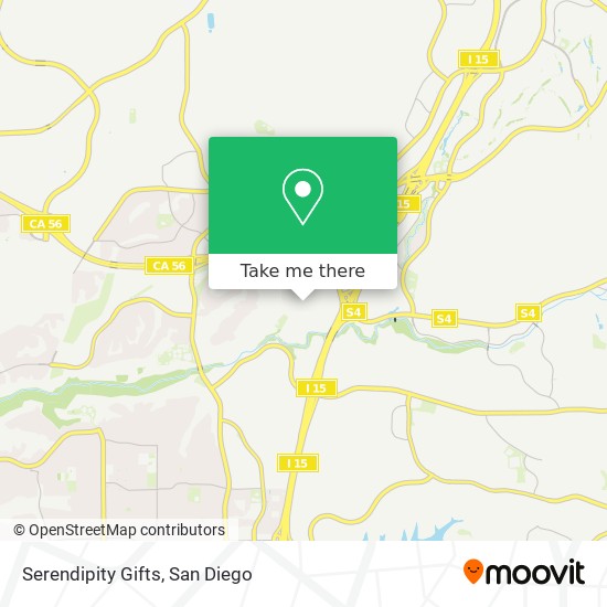 Serendipity Gifts map