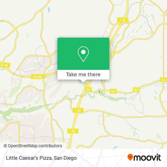 Little Caesar's Pizza map
