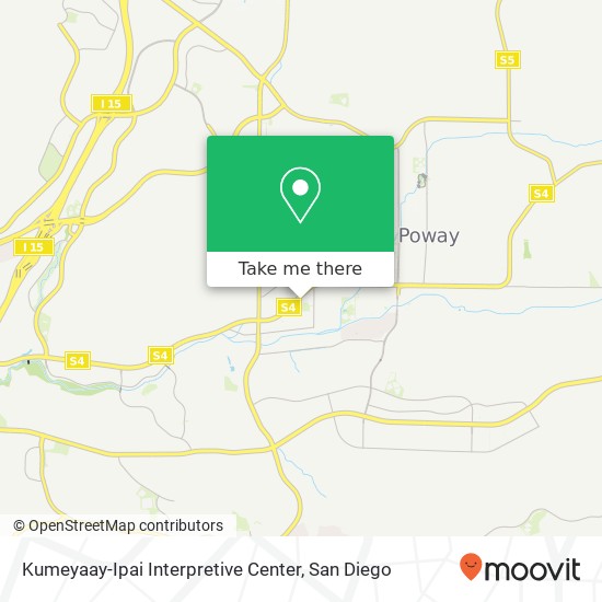 Kumeyaay-Ipai Interpretive Center map