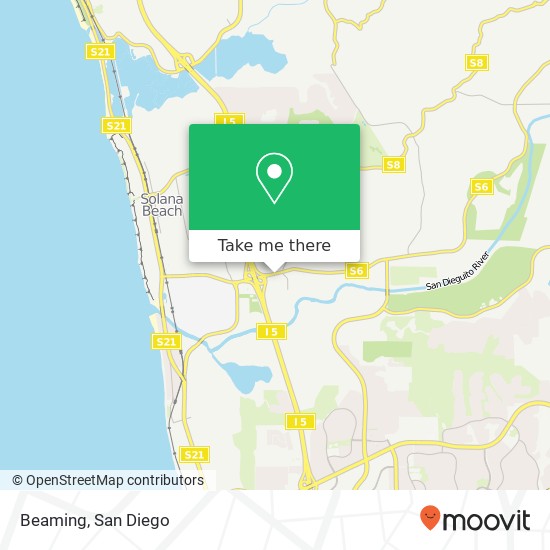 Mapa de Beaming, 2683 Via de La Valle Del Mar, CA 92014