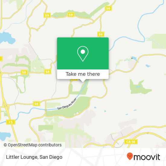 Littler Lounge, Cancha de Golf Rancho Santa Fe, CA 92091 map