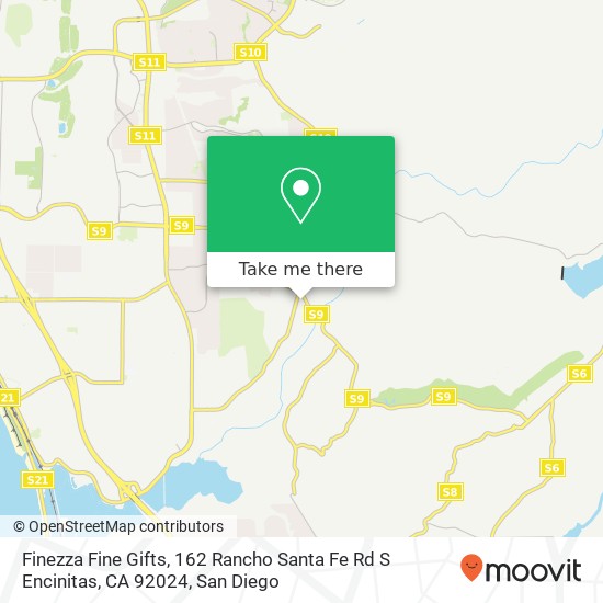 Finezza Fine Gifts, 162 Rancho Santa Fe Rd S Encinitas, CA 92024 map