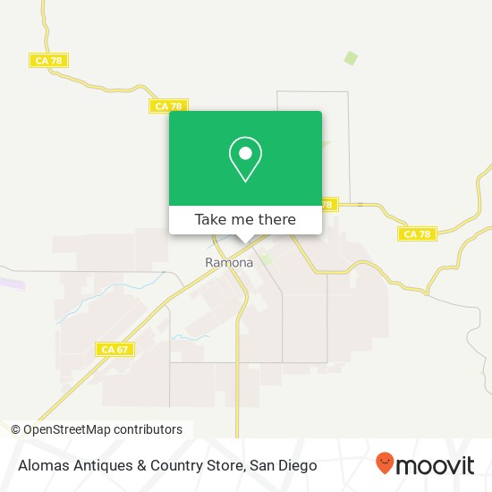 Alomas Antiques & Country Store, 733 Main St Ramona, CA 92065 map