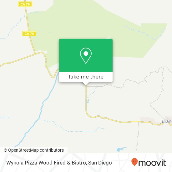 Wynola Pizza Wood Fired & Bistro, 4355 Highway 78 Santa Ysabel, CA 92070 map