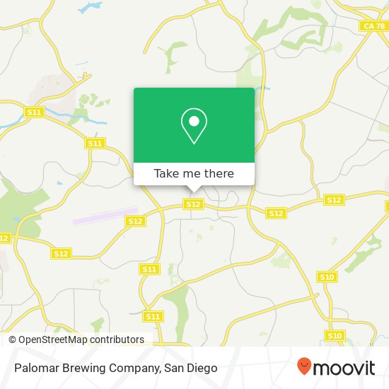 Mapa de Palomar Brewing Company