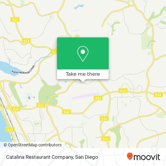 Mapa de Catalina Restaurant Company, 2200 Faraday Ave Carlsbad, CA 92008