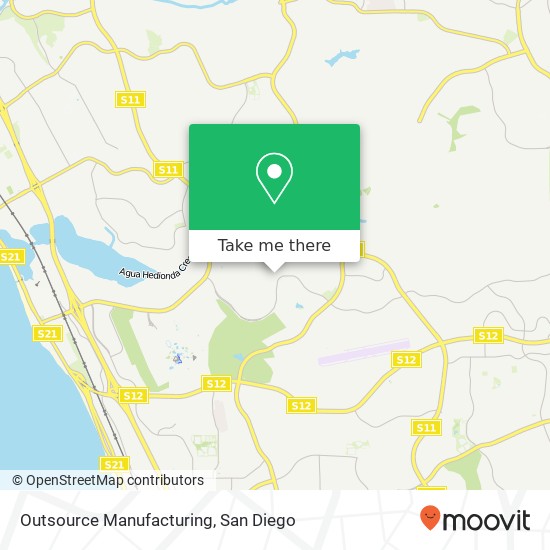 Mapa de Outsource Manufacturing, 1600 Faraday Ave Carlsbad, CA