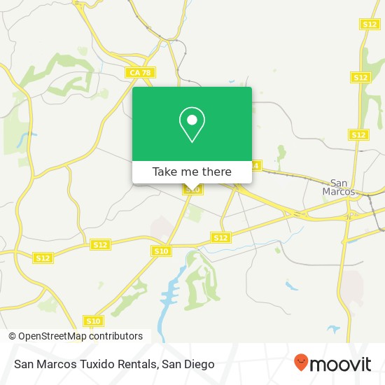 San Marcos Tuxido Rentals, 327 S Rancho Santa Fe Rd San Marcos, CA 92078 map