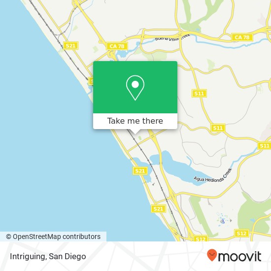 Mapa de Intriguing, 550 Village Dr Carlsbad, CA 92008