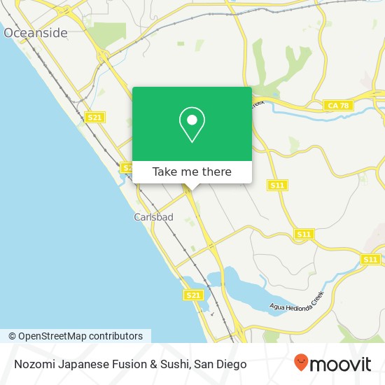 Nozomi Japanese Fusion & Sushi, 3050 Pio Pico Dr Carlsbad, CA 92008 map